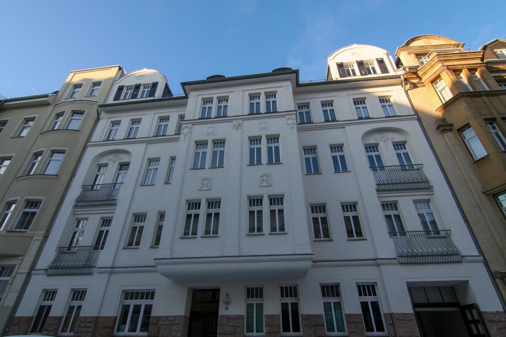 Premium Quartier Clara , Karl Und Fritz Auf Dem Kassberg Mit Eigenem Stellplatz Daire Chemnitz Oda fotoğraf