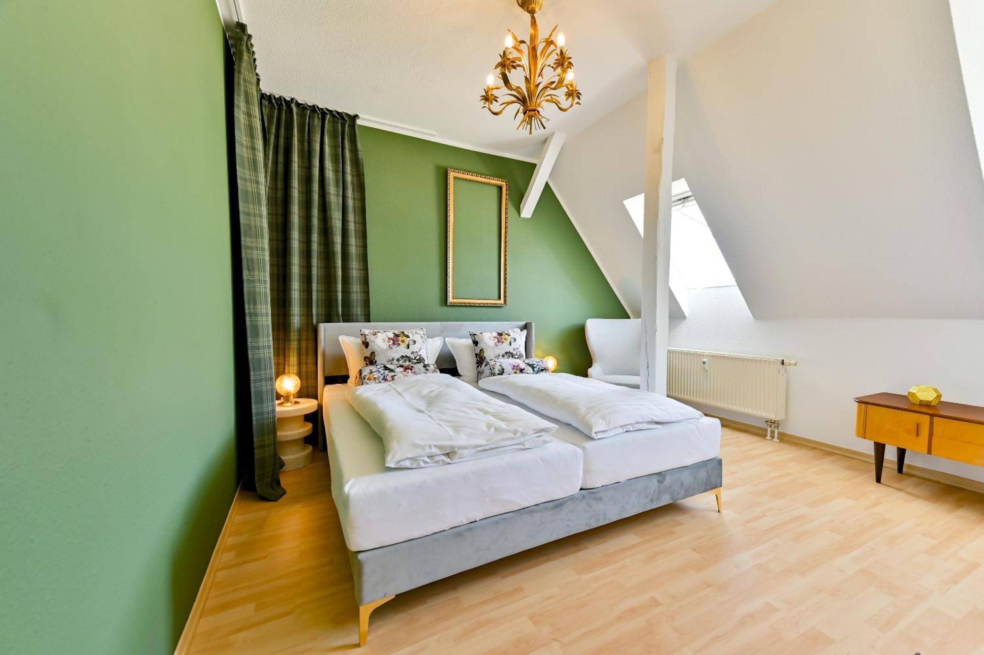 Premium Quartier Clara , Karl Und Fritz Auf Dem Kassberg Mit Eigenem Stellplatz Daire Chemnitz Dış mekan fotoğraf