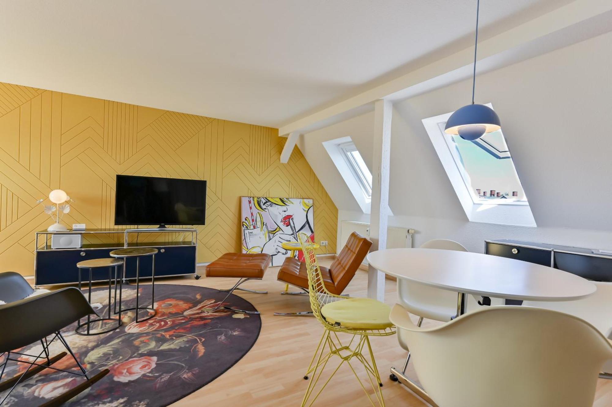 Premium Quartier Clara , Karl Und Fritz Auf Dem Kassberg Mit Eigenem Stellplatz Daire Chemnitz Dış mekan fotoğraf